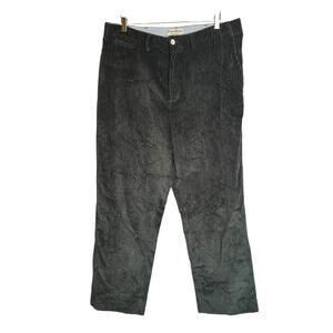 Rowing Blazers Corduroy Trousers Hunter Green Dress Pants Cotton Preppy Size 34